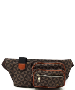 Monogram Fanny Bag Waist Bag PM1480 COFFEE